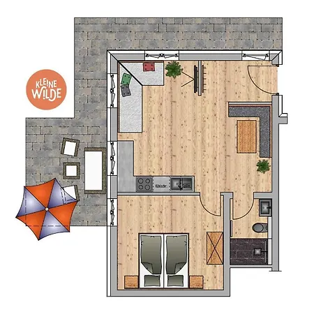 Kleine Wilde - Entdeckerquartier Allgaeu * باد هينديلانغ
